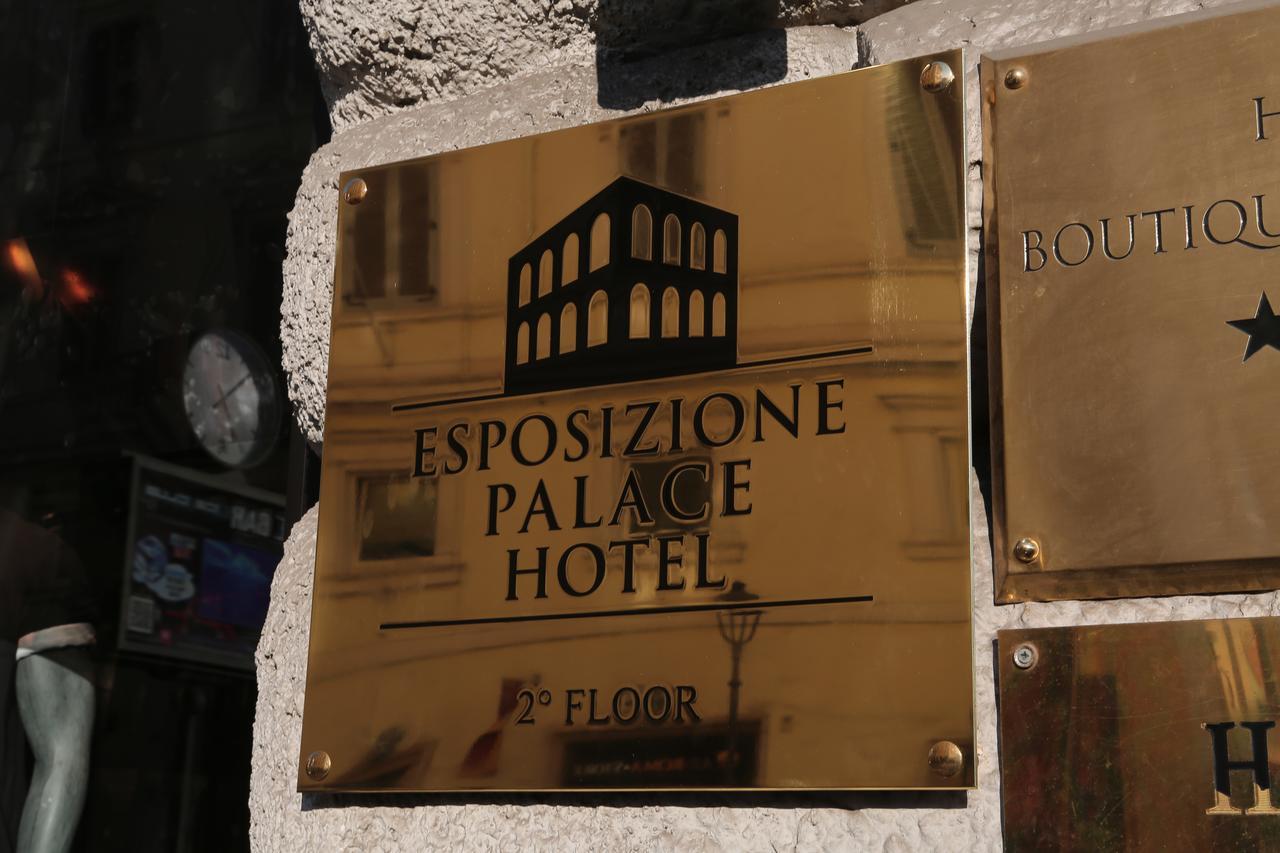 Esposizione Palace Hotel Rom Exterior foto